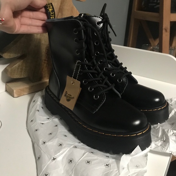 Dr. Martens Shoes - Dr. Marten inspired JADON Zip Platform Boot